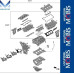 mobis gasket kit engine g6dt gdi hyundai kia 2021-24